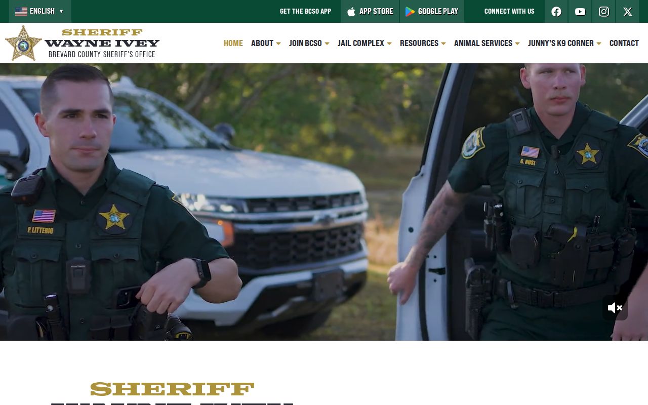 Brevard County Sheriff's Office official home page